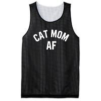 Cat Mom AF Shirts Cat Lovers, Cats Owner, Meow, Kitten Gifts Tank Top Mesh Reversible Basketball Jersey Tank