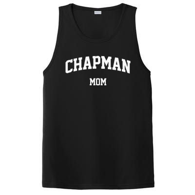 Chapman Mom Arch Vintage Retro College Athletic Sports PosiCharge Competitor Tank