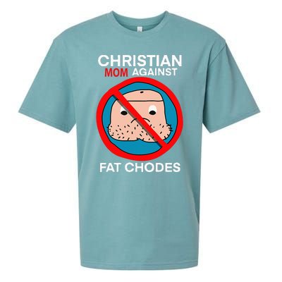 Christian Mom Against Fat Chodes Funny Jesus Sueded Cloud Jersey T-Shirt