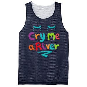 Cry Me A River Mesh Reversible Basketball Jersey Tank