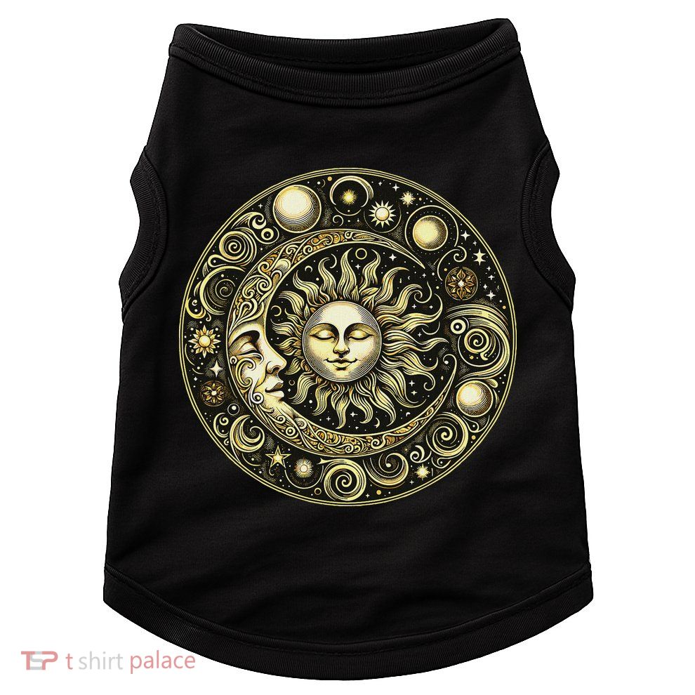 Celestial Moon And Sun Doggie Tank