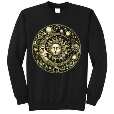 Celestial Moon And Sun Sweatshirt