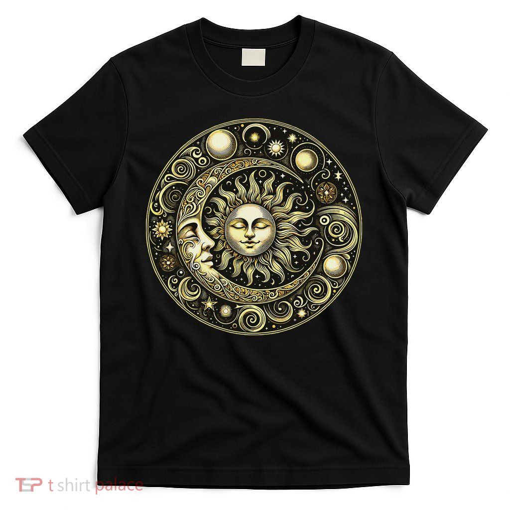Celestial Moon And Sun T-Shirt