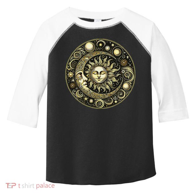 Celestial Moon And Sun Toddler Fine Jersey T-Shirt