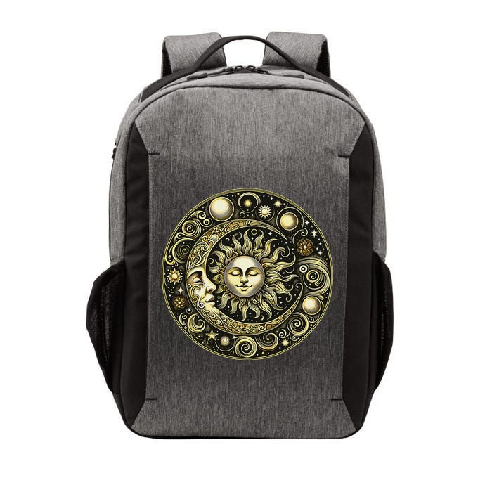 Celestial Moon And Sun Vector Backpack