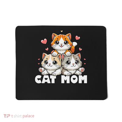 Cat Mom Adorable Whiskers And Paws Mousepad
