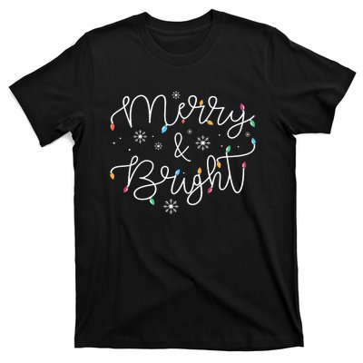 Christmas Merry And Bright Holiday December Teacher Long Sleeve T-Shirt