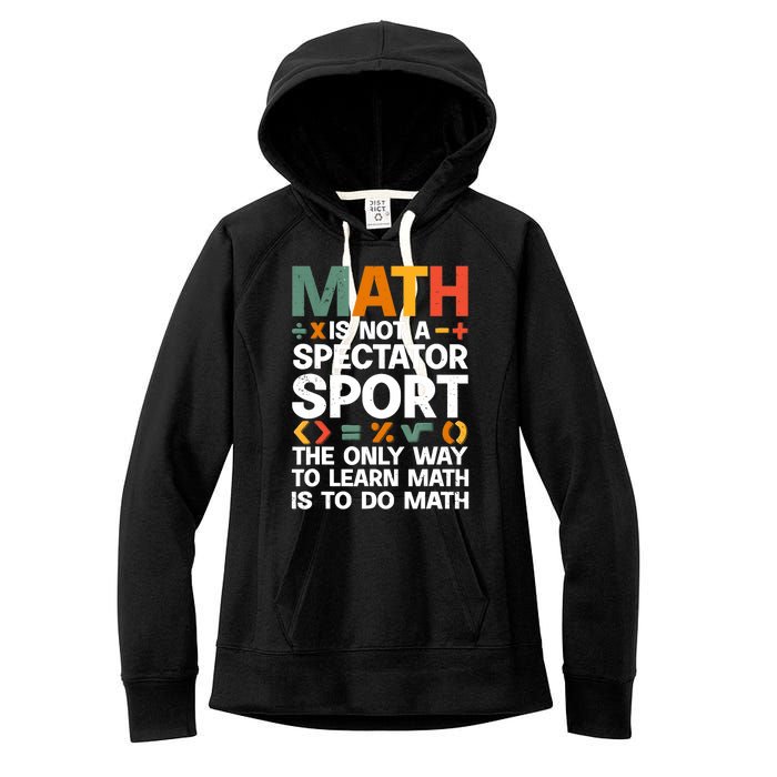 Cool Math Art For Wo Mathematics Number Math Lovers Women's Fleece Hoodie