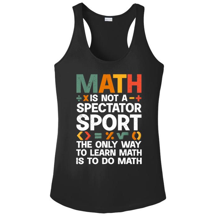 Cool Math Art For Wo Mathematics Number Math Lovers Ladies PosiCharge Competitor Racerback Tank