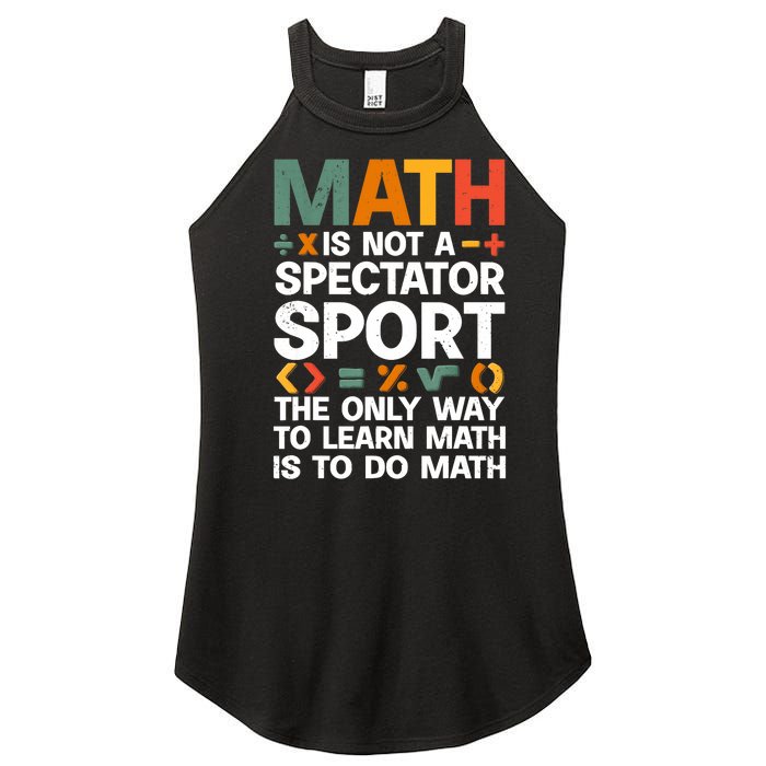 Cool Math Art For Wo Mathematics Number Math Lovers Women's Perfect Tri Rocker Tank