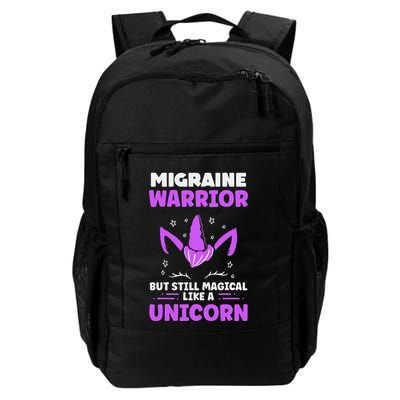 Chronic Migraine Awareness Purple Ribbon Magical Unicorn Backpack
