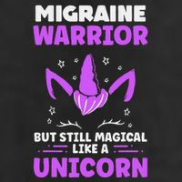 Chronic Migraine Awareness Purple Ribbon Magical Unicorn Golf Towel