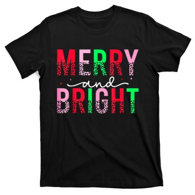 Cute Merry And Bright Christmas Lights T-Shirt