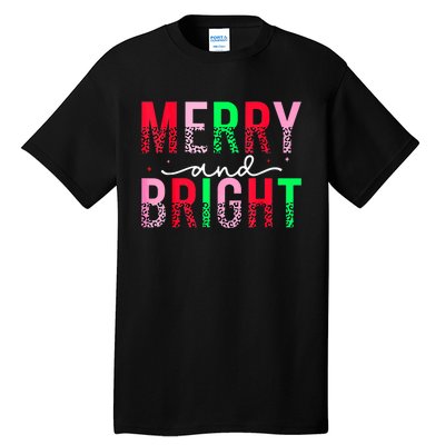 Cute Merry And Bright Christmas Lights Tall T-Shirt