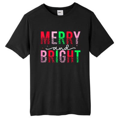 Cute Merry And Bright Christmas Lights Tall Fusion ChromaSoft Performance T-Shirt