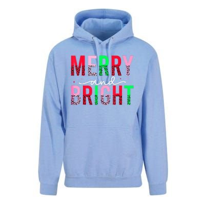 Cute Merry And Bright Christmas Lights Unisex Surf Hoodie