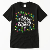 Cute Merry And Bright Christmas Lights Tall T-Shirt