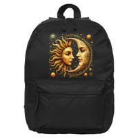 Celestial Moon And Sun Astrology 16 in Basic Backpack