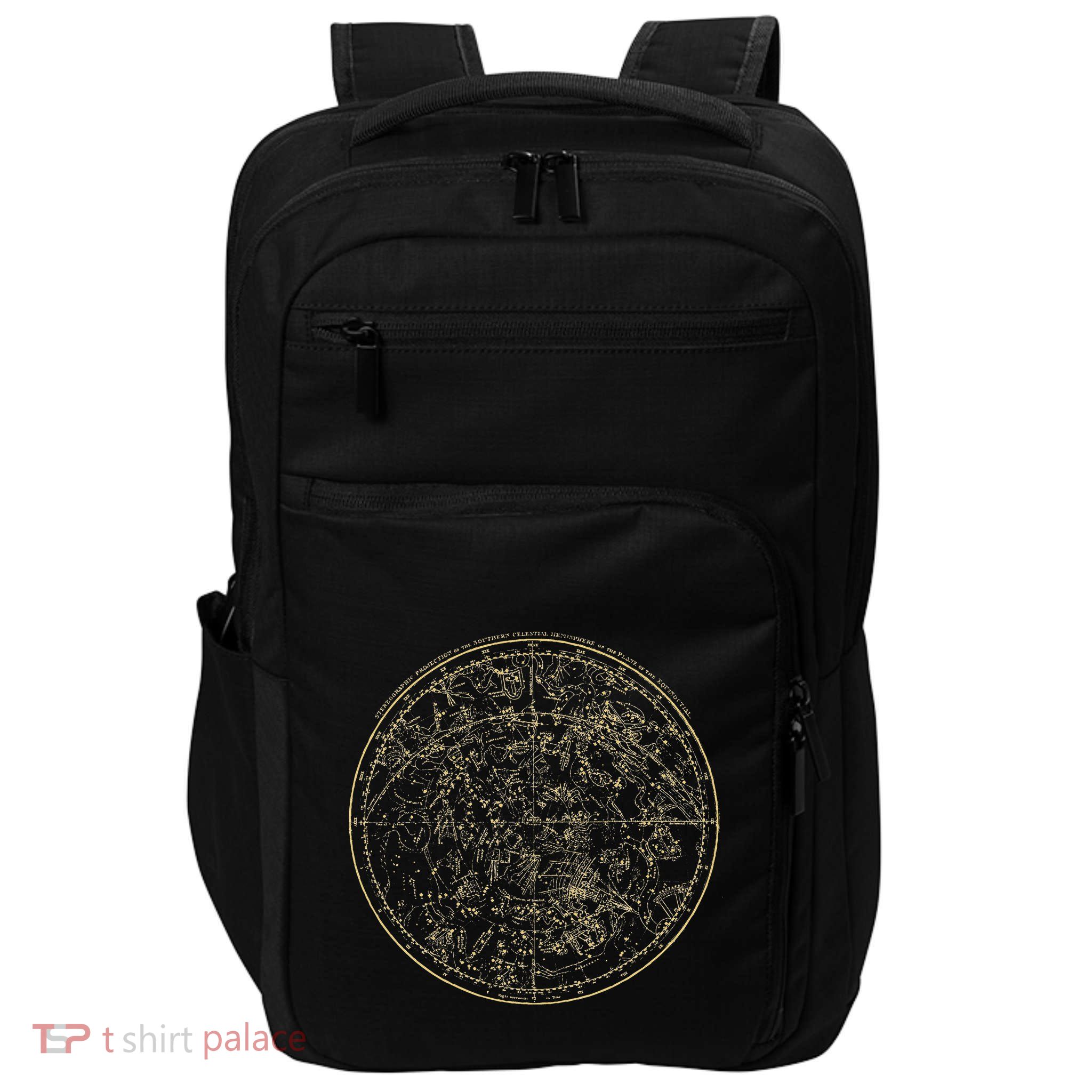 Constellations Map Astronomy Astrology Mythology Impact Tech Backpack
