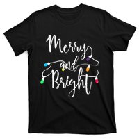 Cute Merry And Bright Christmas Lights T-Shirt