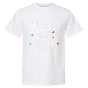 Cute Merry And Bright Christmas Lights Garment-Dyed Heavyweight T-Shirt