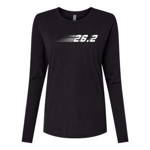 Cool Marathon Art For Men Women Marathoner Running Finisher Womens Cotton Relaxed Long Sleeve T-Shirt