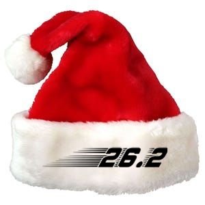 Cool Marathon Art For Men Women Marathoner Running Finisher Premium Christmas Santa Hat