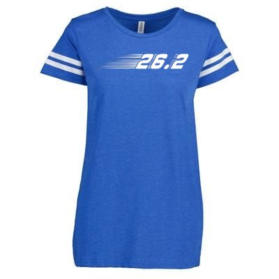 Cool Marathon Art For Men Women Marathoner Running Finisher Enza Ladies Jersey Football T-Shirt