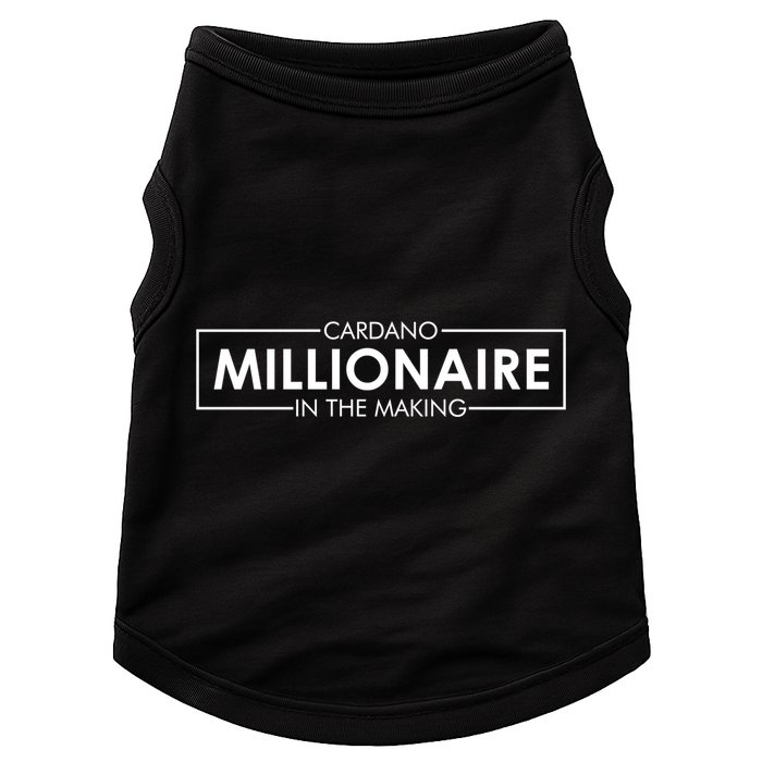 Cardano Millionaire Ada Token Bullrun Blockchain Coin Cute Gift Doggie Tank