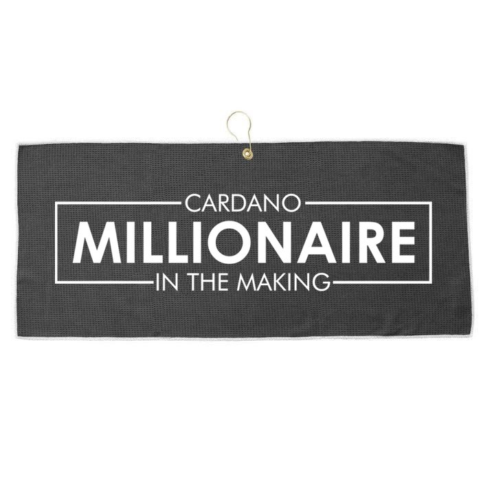 Cardano Millionaire Ada Token Bullrun Blockchain Coin Cute Gift Large Microfiber Waffle Golf Towel