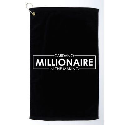 Cardano Millionaire Ada Token Bullrun Blockchain Coin Cute Gift Golf Towel