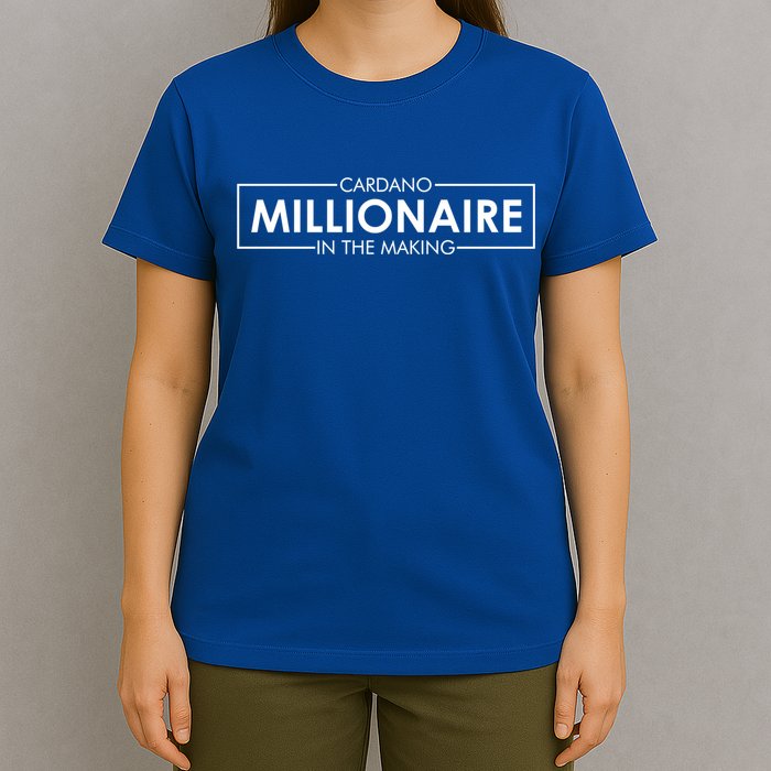 Cardano Millionaire Ada Token Bullrun Blockchain Coin Cute Gift T-Shirt
