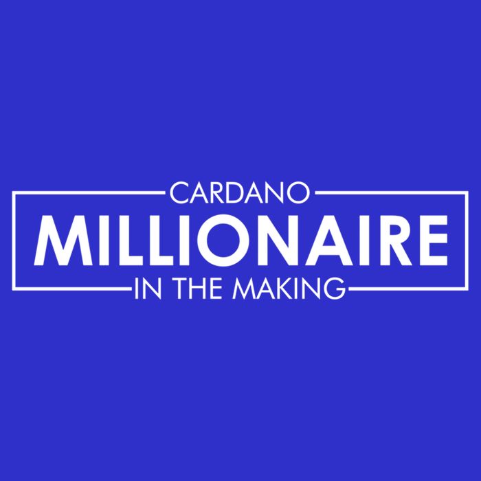 Cardano Millionaire Ada Token Bullrun Blockchain Coin Cute Gift 16 in Basic Backpack