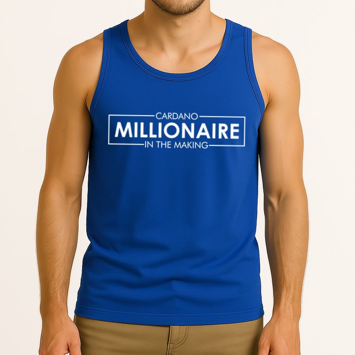 Cardano Millionaire Ada Token Bullrun Blockchain Coin Cute Gift Tank Top