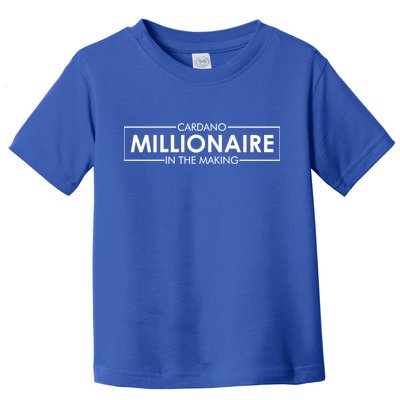 Cardano Millionaire Ada Token Bullrun Blockchain Coin Cute Gift Toddler T-Shirt