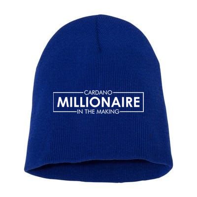 Cardano Millionaire Ada Token Bullrun Blockchain Coin Cute Gift Short Acrylic Beanie
