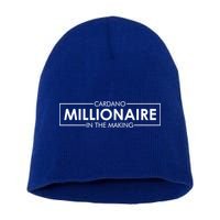 Cardano Millionaire Ada Token Bullrun Blockchain Coin Cute Gift Short Acrylic Beanie