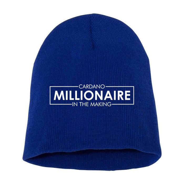 Cardano Millionaire Ada Token Bullrun Blockchain Coin Cute Gift Short Acrylic Beanie