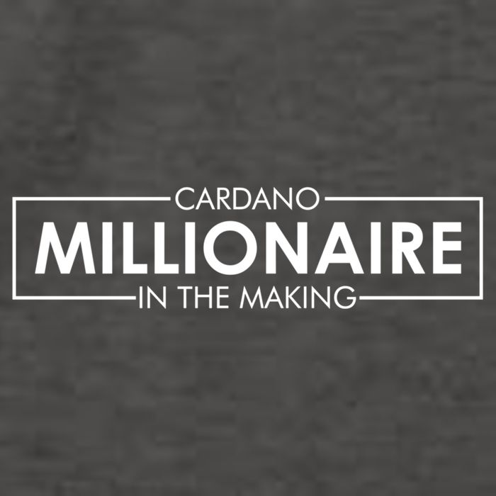 Cardano Millionaire Ada Token Bullrun Blockchain Coin Cute Gift Vector Backpack