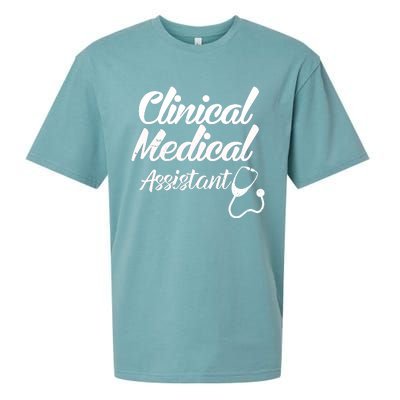 Clinical Medical Assistant Healthcare Technical Nurse Gift Sueded Cloud Jersey T-Shirt