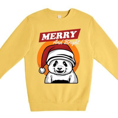 Christmas Merry And Bright Premium Crewneck Sweatshirt