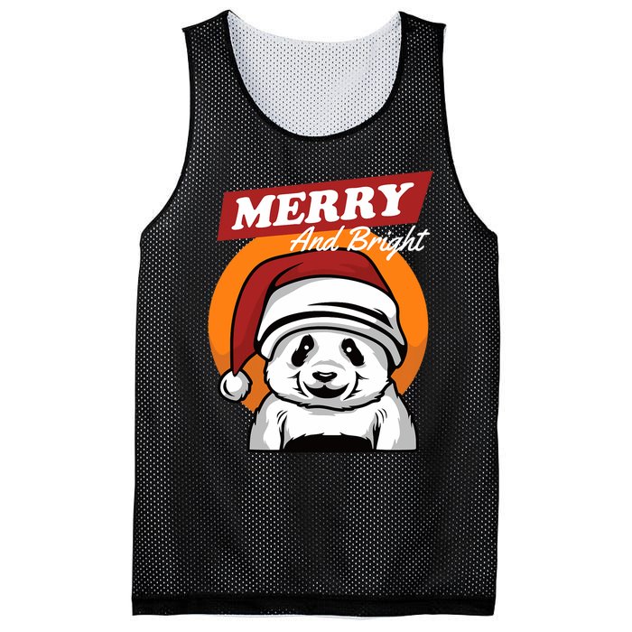 Christmas Merry And Bright Mesh Reversible Basketball Jersey Tank