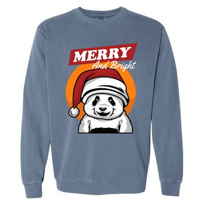 Christmas Merry And Bright Garment-Dyed Sweatshirt