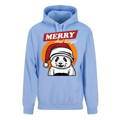 Christmas Merry And Bright Unisex Surf Hoodie