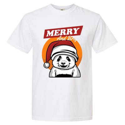 Christmas Merry And Bright Garment-Dyed Heavyweight T-Shirt