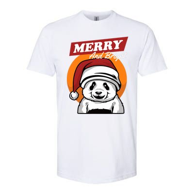 Christmas Merry And Bright Softstyle CVC T-Shirt