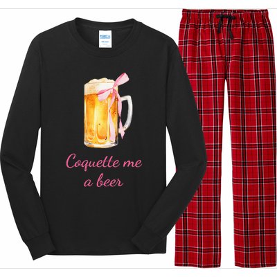 Coquette Me A Beer Long Sleeve Pajama Set