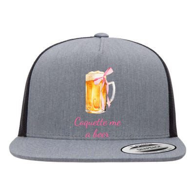 Coquette Me A Beer Flat Bill Trucker Hat