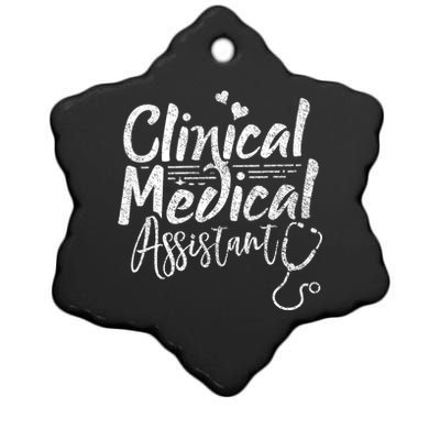 Clinical Medical Assistant Healthcare Technical Nurse Gift Ceramic Star Ornament