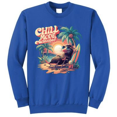 Chill Mode Activated Funny Possum Eat Trash Vacay Vibe Gift Sweatshirt